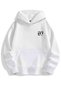 Unisex Hooded Sweatshirt Soul 07 Print Detailed- Large Size Sweatshirt - 2