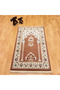Traditional Motif Wool Prayer Rug Brown - 2