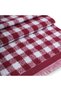 Gracia 100% Cotton Yarn Dyed Bath Towel Set 3-Piece 70X140/40X70/30X30 Burgundy - 2