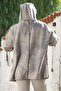 Italian Beige-Leopard K Hooded Long Sleeve Pocket Thick Double-Sided Wearable Suede Woven Coat 85 77 - 8