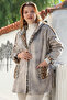 Italian Beige-Leopard K Hooded Long Sleeve Pocket Thick Double-Sided Wearable Suede Woven Coat 85 77 - 3