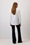 Flower Embroidered Poplin Shirt - 4