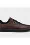 Gr0406 Genuine Leather Smart Lace-Up Ankle Stretch Orthopedic Dark Brown Men's Shoes - 4