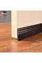 Door Seal Bottom Brush with Screw (1M, Brown) - 3