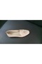 Genuine Leather Beige Color Flowered Ballerinas - 2