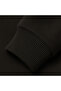 Men's Black 100% Natural Cotton 3 Thread Ş Fleece-Lined Thick Winter Zippered K Hooded Pocket Sweatshirt - 2