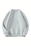 2-Pack Fleece-Lined Crew Neck Oversized Unisex Sweatshirt - 2