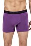 Men's Purple Combed Modal Boxer - 4