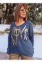 Italian Love Sweater Indigo Blue - 3