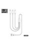 LC 952 3-in-1 Cable – Type-C, Lightning, Micro USB - 2