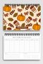 Book Coffee and Flower Themed A5 Wirebound to Do List Weekly Planner - 2