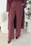 Qooq Fabric Trousers Burgundy 26Fw319 - 6