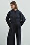 Pure Touch Pleated Loose Pants Cc7006 Smoked - 3