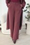 Qooq Fabric Trousers Burgundy 26Fw319 - 4