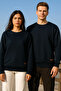 Women Men Smoked Color Slim Fit F2 Yarn Transitional Fleece-Lined