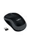 M185 Wireless Optical Mouse, USB Receiver, 1000 DPI, Black