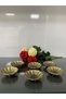 6-Piece Brass Cast Decorative Turkish Delight Bowl, Sugar Bowl, Jam Bowl, Rustproof, Does Not Tarnish, Does Not Lose Color - 5