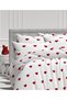 Heart Pattern Double Size Duvet Cover Set