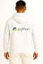 Hooded Python Programming Language Unisex Sweatshirt with Pocket and Backpack Design - 2
