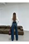 Women's Denim Palazzo Pants - 4