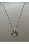 Steel Square Figured Chain Necklace - 2
