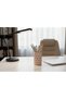 Heart Design Decorative Organizer & Makeup Brush Holder – Modern Desk Accessory 8X8X10 cm - 2