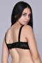 حمالة صدر نسائية سوداء من نوع Minimizer Ruched - 2