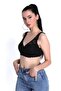 حمالة صدر نسائية سوداء من نوع Minimizer Ruched - 3