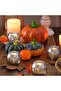 LAMORGIFT Silver Votive Candle Holders Set of 12 - Mercury Glass Tealight Holders - 7