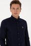 Cedcolor025K Navy Blue Men's Shirt 2225466 - 2