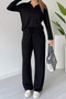 Women's Modal Fabric Polo Neck Long Sleeve Suit 3114 - 4