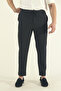 Men's Stretch Fabric Elastic Waist Lace-Up Striped Ankle Length Side Pocket Jogger Pants - 3
