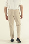 Men's Stretch Fabric Elastic Waist Lace-Up Striped Ankle Length Side Pocket Jogger Pants - 7