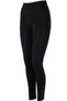 Women's Black Thermal Underwear Leggings – High Waist, Plush Fleece Inside, Ankle Banded, Winter - 5