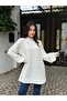 Crew Neck Textured Knit Tunic