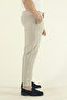 Men's Stretch Fabric Elastic Waist Lace-Up Striped Ankle Length Side Pocket Jogger Pants - 8