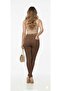 Alena Skinny Fit Comfortable Brown Skinny Jeans - 2