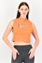 Women Tight Fit Sleeveless Training Tank Top, Orange