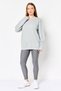 Women Sportswear Fit Long Sleeve Outdoor Sweatshirt, Grey - 2