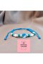Blue Ying Yang Handmade Adjustable Macrame Lucky Bracelet – Friend Couple Energy Balance Model - 3