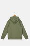 Kids Boy Sportswear Fit Long Sleeve Outdoor Hoodie, Sage - 2