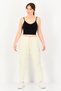 Women Sportswear Fit Outdoor Sweatpants, Off White - 4