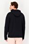 Men Sportswear Fit Long Sleeve Outdoor Sweatshirt, Black - 2