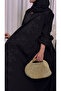 Back Charm | Black Abaya Embroidered on Both Sides with Luxurious Details - 3