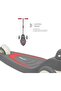 Mika LED Scooter for Kids | LED Lights | Adjustable Handlebar | Red - 5