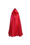 Red Devil Cloak with Hood 120 cm Halloween Costume Accessory - 2