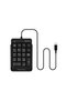 A4tech Fstyler numeric keypad, 18 keys, USB, 150cm, compact design, Black - 2