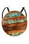 Bar Stools 2 pcs Solid Reclaimed Wood - 7