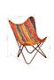 Butterfly Chairs 2 pcs Multicolour Chindi Fabric - 3