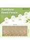 Bamboo Reed Privacy Sceen Fence for Garden and Balcony - 100cm x 600cm - 2